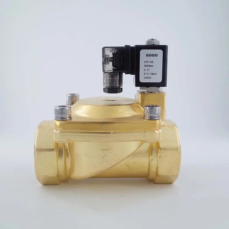 GPX-50 2 way Pilot Diaphragm Brass 24v 12v dc 220v pneumatic normally closed electric 2 inch water Solenoid Valve 50mm PX-50 NBR
GPX-50 2 way Pilot Diaphragm Brass 24v 12v dc 220v pneumatic normally closed electric 2 inch water Solenoid Valve 50mm PX-50 NBR