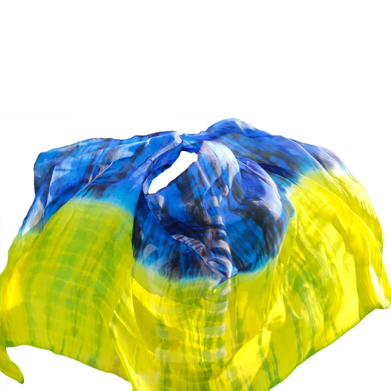 New 100% Silk Dance Veil Colorful Hand Dyed Gradient Colors Scarf 5mm Belly Dance Accessories Silk Veil 5Sizes Can Be Customized
New 100% Silk Dance Veil Colorful Hand Dyed Gradient Colors Scarf 5mm Belly Dance Accessories Silk Veil 5Sizes Can Be Customized