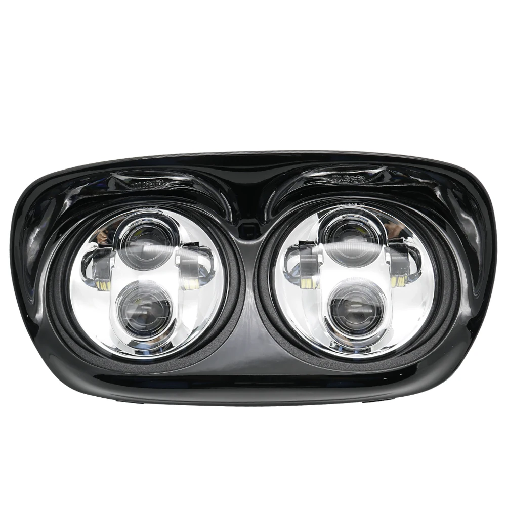 Set 5.75 Inch for Harley Motorcycle Projector Daymaker Dual LED Headlight For Harley-davidson Road Glide Dual Headlamps (34)