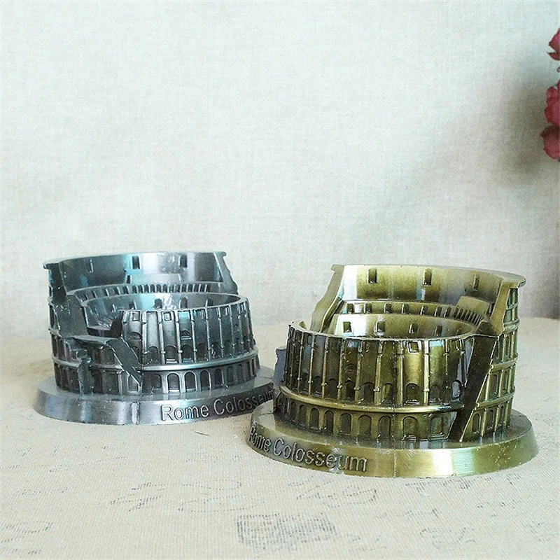 Vintage Rome Colosseum Model Metal Statue Creative Model Handmade Craft Desktop Miniature Figurines Home Decoration Accessories
Vintage Rome Colosseum Model Metal Statue Creative Model Handmade Craft Desktop Miniature Figurines Home Decoration Accessories