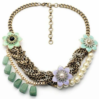 2017 Real Pendant Necklaces Plant Collares Maxi Necklace Collier New Flower Pearl Dangle Necklace Party Fashion Charm Jewelry
2017 Real Pendant Necklaces Plant Collares Maxi Necklace Collier New Flower Pearl Dangle Necklace Party Fashion Charm Jewelry