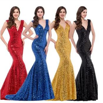 Gold Mermaid Long Evening Dress Ever Pretty Lace Up Back V-Neck shine Sequin Sparkle Elegant Women 2019 Evening Party Gowns
Gold Mermaid Long Evening Dress Ever Pretty Lace Up Back V-Neck shine Sequin Sparkle Elegant Women 2019 Evening Party Gowns