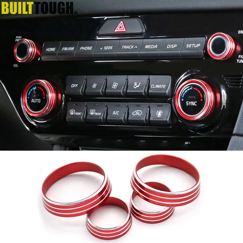 For Kia Sportage Ql 2017 - 2020 Aluminum Switch Knobs Heater Climate Control Buttons Dials A/C Air Con Cover Ring Decoration 4pc
For Kia Sportage Ql 2017 - 2020 Aluminum Switch Knobs Heater Climate Control Buttons Dials A/C Air Con Cover Ring Decoration 4pc