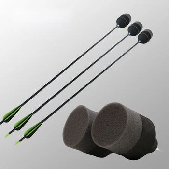 Funny Safety Archery Arrows For CS Game Play Fiberglass Shaft Replaceable Sponge Arrowheads Broadhead Shooting Hunting
Funny Safety Archery Arrows For CS Game Play Fiberglass Shaft Replaceable Sponge Arrowheads Broadhead Shooting Hunting