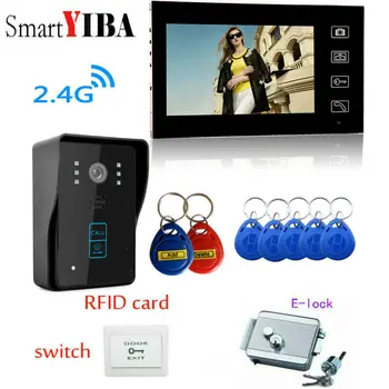 SmartYIBA wireless video intercom doorbell camera system 7 inches 2.4 g wireless camera security system ID card open
SmartYIBA wireless video intercom doorbell camera system 7 inches 2.4 g wireless camera security system ID card open