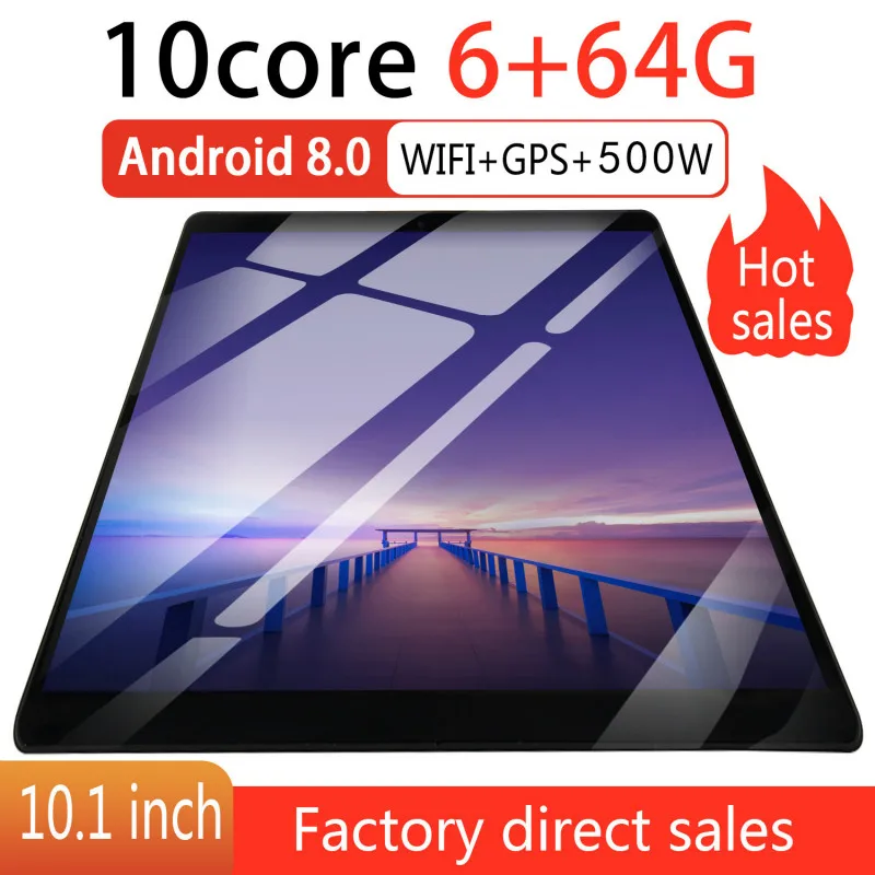 10 Inch Octa Core 6G+64GB Android 8.0 WiFi Tablet PC Dual SIM Dual Camera Bluetooth MTK8752 3G WiFi Call Phone Tablet Gifts
10 Inch Octa Core 6G+64GB Android 8.0 WiFi Tablet PC Dual SIM Dual Camera Bluetooth MTK8752 3G WiFi Call Phone Tablet Gifts