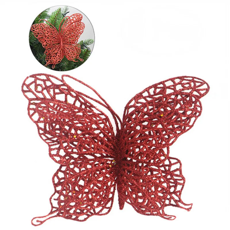 5pcs Plastic Christmas Butterfly 7cm Christmas Decorations Christmas Tree Ornaments Wedding Party Decorations
5pcs Plastic Christmas Butterfly 7cm Christmas Decorations Christmas Tree Ornaments Wedding Party Decorations