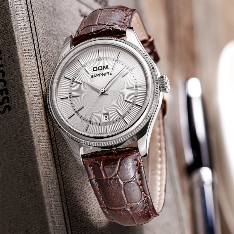 DOM Men watches Top brand luxury waterproof quartz leather Famous watch Men Free Shipping Relogio Masculino M-518L-7M
DOM Men watches Top brand luxury waterproof quartz leather Famous watch Men Free Shipping Relogio Masculino M-518L-7M