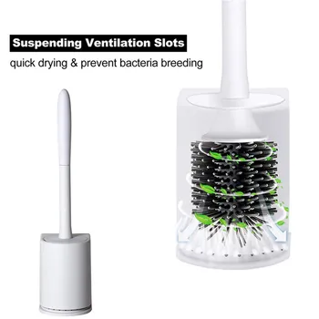 New Toilet Brush Long Handle Soft Hair Wash Toilet Brush Wall Hanging Household Bathroom Floor Cleaning Soft Rubber Brush
New Toilet Brush Long Handle Soft Hair Wash Toilet Brush Wall Hanging Household Bathroom Floor Cleaning Soft Rubber Brush