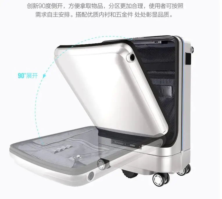 CARRYLOVE 20" inch carry on trolley bag travel suitcase electronic rolling luggage for traveling
CARRYLOVE 20" inch carry on trolley bag travel suitcase electronic rolling luggage for traveling
