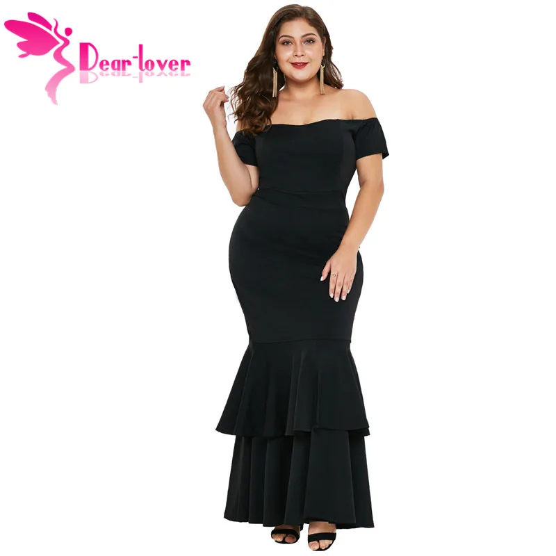 Dear Lover 2019 Plus Size Women Party Mermaid Dress Elegant Off the Shoulder Blue Maxi Bodycon Dresses Black White LC610947
Dear Lover 2019 Plus Size Women Party Mermaid Dress Elegant Off the Shoulder Blue Maxi Bodycon Dresses Black White LC610947