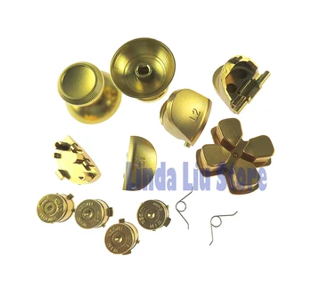 1set Metal Bullet Buttons thumbstick cap L1 R1 L2 R2 Dpad Aluminum Button with spring for PS4 Controller JDM001 JDS011
1set Metal Bullet Buttons thumbstick cap L1 R1 L2 R2 Dpad Aluminum Button with spring for PS4 Controller JDM001 JDS011
