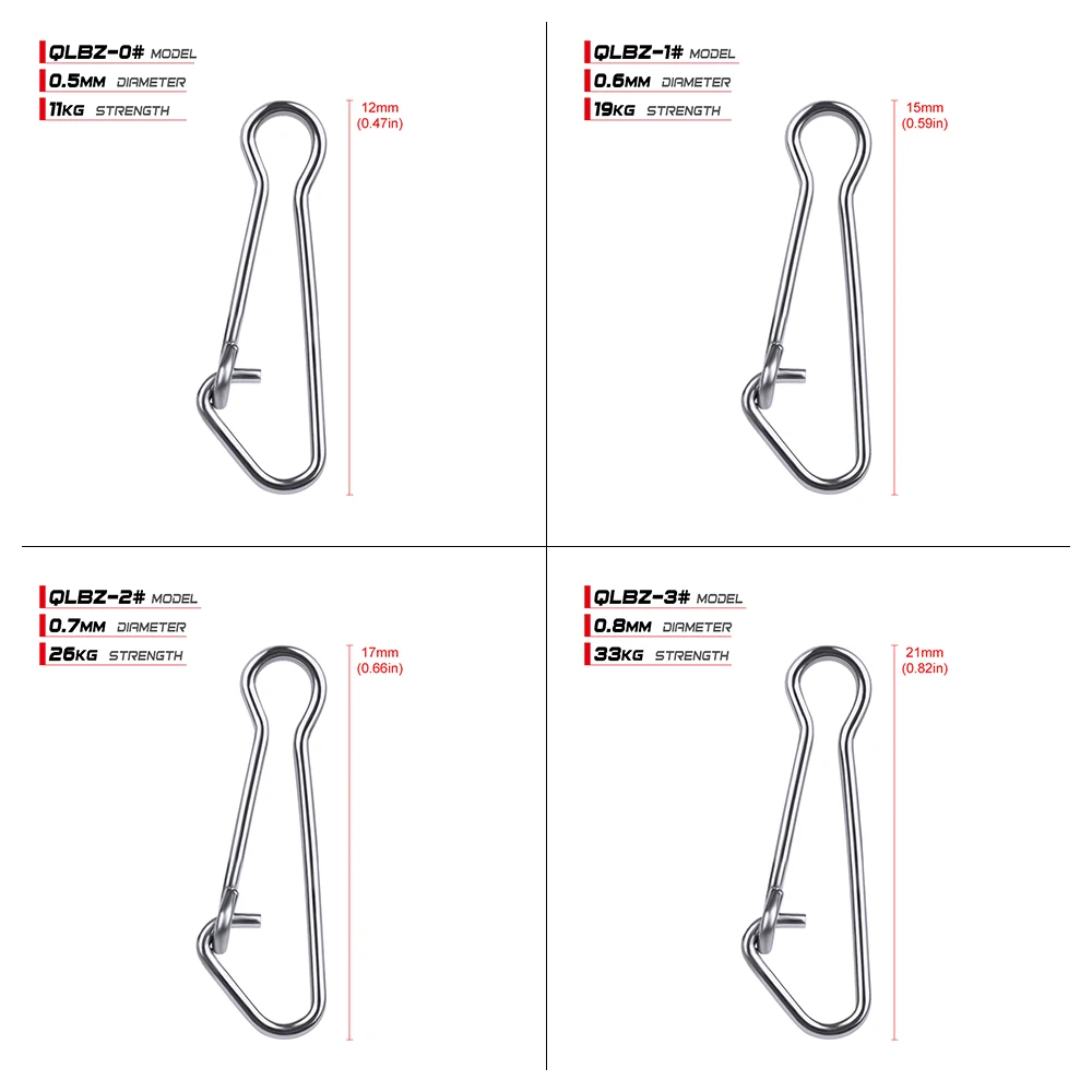 1000pcs Hooked Snap Swivel Fishing Barrel Swivel Safety Snap 12mm-29mm Swivel Snap 0#-6# Fishing Swivels Fishing Tackle 4 1000pcs Hooked Snap Swivel Fishing Barrel Swivel Safety Snap 12mm-29mm Swivel Snap 0#-6# Fishing Swivels Fishing Tackle 10