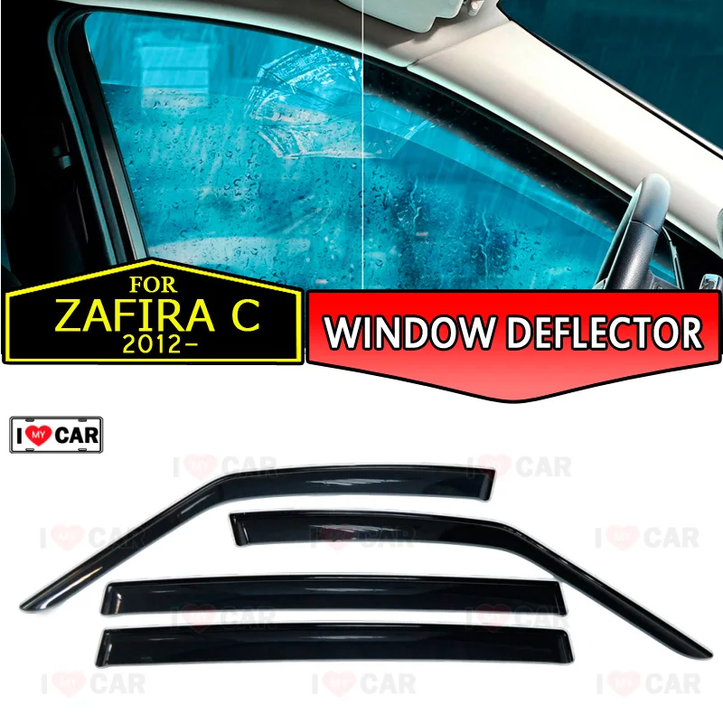 Window deflectors for Opel Zafira C 2012- car window deflector wind guard vent sun rain visor cover car styling
Window deflectors for Opel Zafira C 2012- car window deflector wind guard vent sun rain visor cover car styling