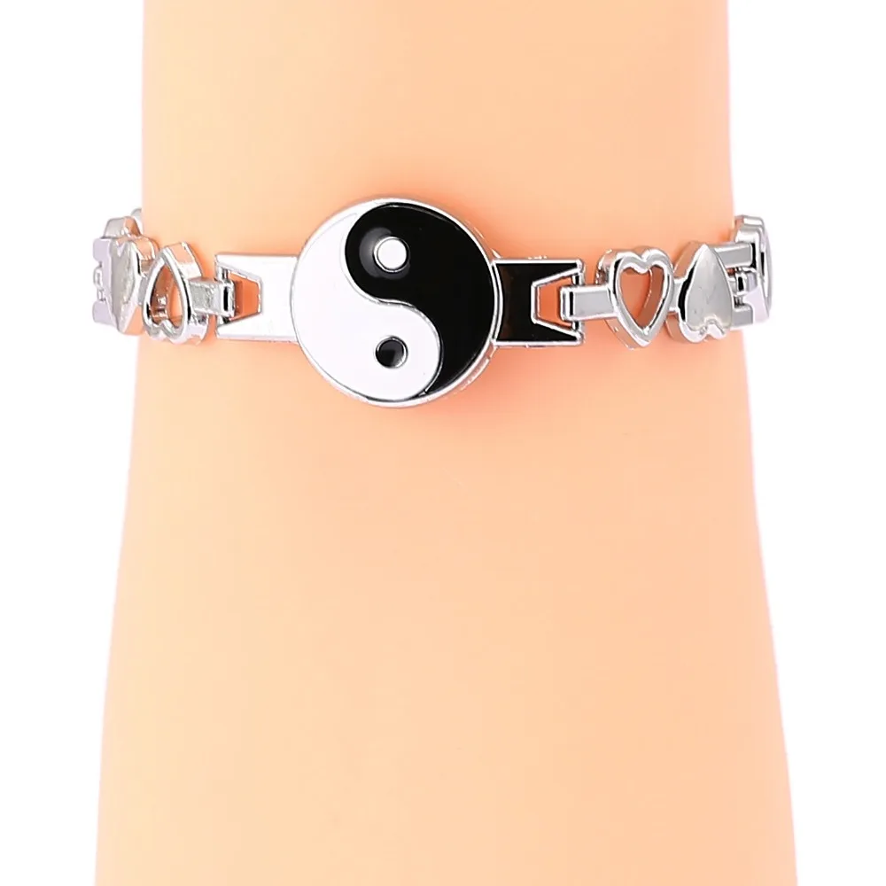 Black and white cross yin yang bracelet bangle art photo yin yang charm Charm Wristband pulseira bracelet gift
Black and white cross yin yang bracelet bangle art photo yin yang charm Charm Wristband pulseira bracelet gift