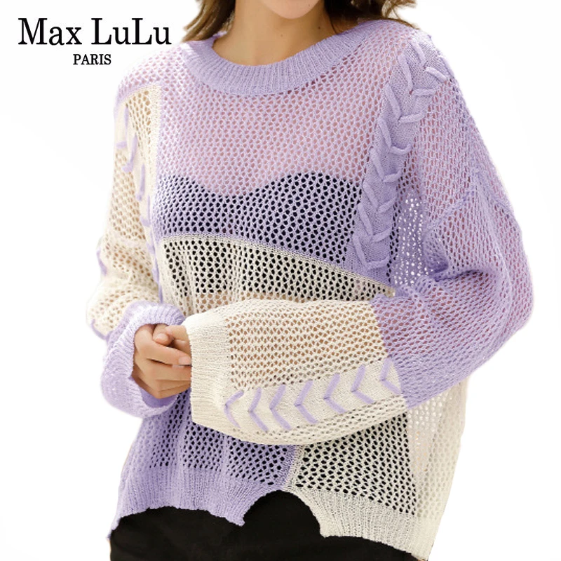 Max LuLu Korean Fashion Style Knitwear Ladies Sexy Streetwear Women Cotton Knitted Sweater Casual Pullover Punk Jumper Plus Size
Max LuLu Korean Fashion Style Knitwear Ladies Sexy Streetwear Women Cotton Knitted Sweater Casual Pullover Punk Jumper Plus Size