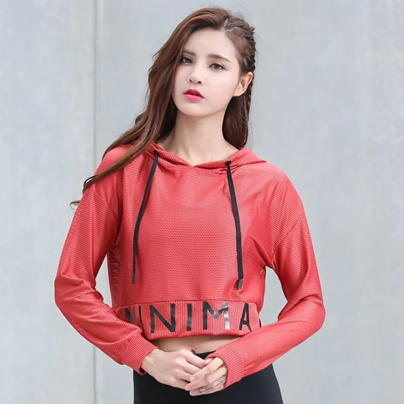 New Loose Sports Long-sleeved T-Shirt Personality Letter Mesh Breathable Women Yoga Fitness Clothes Polyester Quick-Drying Shirt
New Loose Sports Long-sleeved T-Shirt Personality Letter Mesh Breathable Women Yoga Fitness Clothes Polyester Quick-Drying Shirt