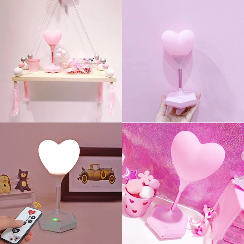 Jiaderui 2018 LED Baby Heart NightLight Remote Control Timing Function USB Charge Table Lamp Room Lighting Holiday Romantic Gift
Jiaderui 2018 LED Baby Heart NightLight Remote Control Timing Function USB Charge Table Lamp Room Lighting Holiday Romantic Gift