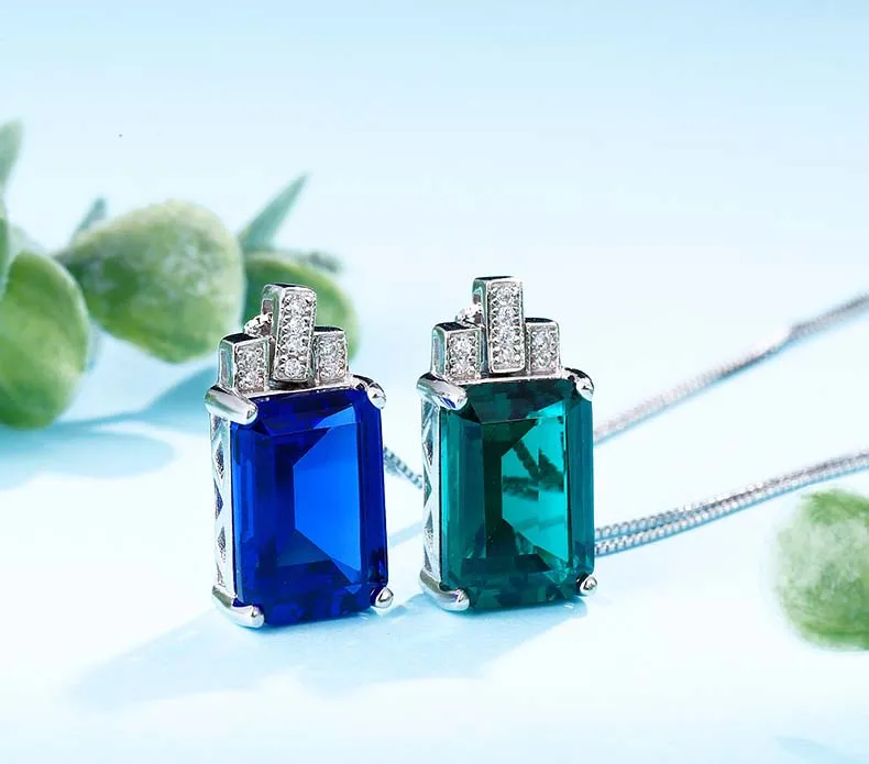 TOP20 Women fine jewelry,beautiful colorful zircon-emerald pendant,super shiny 925 silver necklace for your lover
TOP20 Women fine jewelry,beautiful colorful zircon-emerald pendant,super shiny 925 silver necklace for your lover