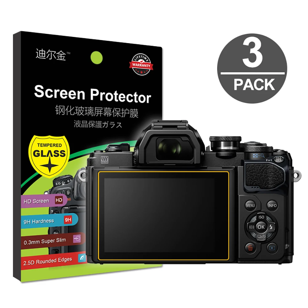 3x Tempered Glass Screen Protector for Olympus E-M1 Mark II E-M5 E-M10 III E-PL9 E-PL8 E-PL7 E-P5 E-PM2 E-PL6 TG-5 TG-4 TG-3
3x Tempered Glass Screen Protector for Olympus E-M1 Mark II E-M5 E-M10 III E-PL9 E-PL8 E-PL7 E-P5 E-PM2 E-PL6 TG-5 TG-4 TG-3