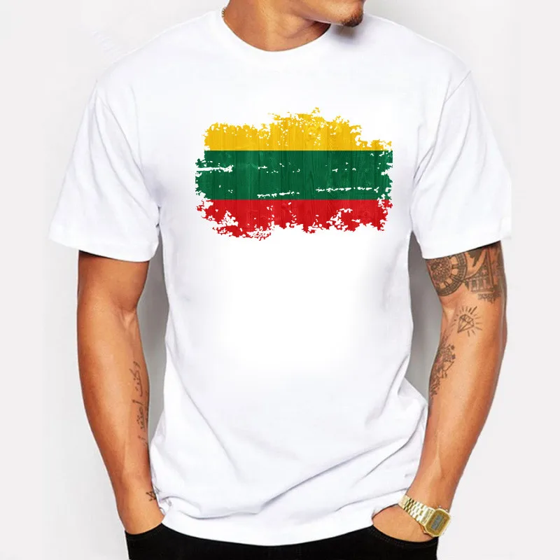 Excellent Quality T Shirt Men Clothing Basic Mens T-shirts Print Lithuania National Flag Nostalgic Style Tshirt
Excellent Quality T Shirt Men Clothing Basic Mens T-shirts Print Lithuania National Flag Nostalgic Style Tshirt