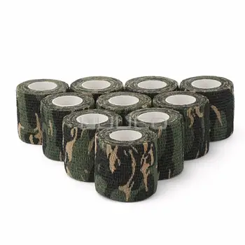 10 PCS/LOT Self-adhesive tape/DIY tools/Camo Bandage/Stealth Bandage/Waterproof tape for Gun/Knives/camera/Telescope/Bicycle etc
10 PCS/LOT Self-adhesive tape/DIY tools/Camo Bandage/Stealth Bandage/Waterproof tape for Gun/Knives/camera/Telescope/Bicycle etc
