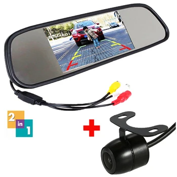 5 Inch TFT LCD Car Rearview Mirror Monitor with Reverse Backup Camera 5" Car Backup Parking Mirror Monitor with Rear View Camera
5 Inch TFT LCD Car Rearview Mirror Monitor with Reverse Backup Camera 5" Car Backup Parking Mirror Monitor with Rear View Camera