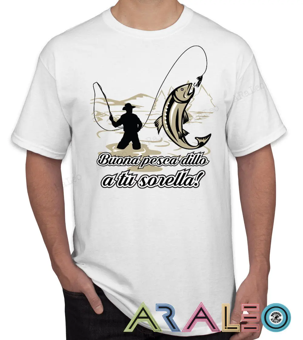 T-Shirt PESCA BUONA SORELLA Pescatore Maglia Maglietta Uomo Shirt man whi Cool Casual pride t shirt men Unisex New Fashion
T-Shirt PESCA BUONA SORELLA Pescatore Maglia Maglietta Uomo Shirt man whi Cool Casual pride t shirt men Unisex New Fashion