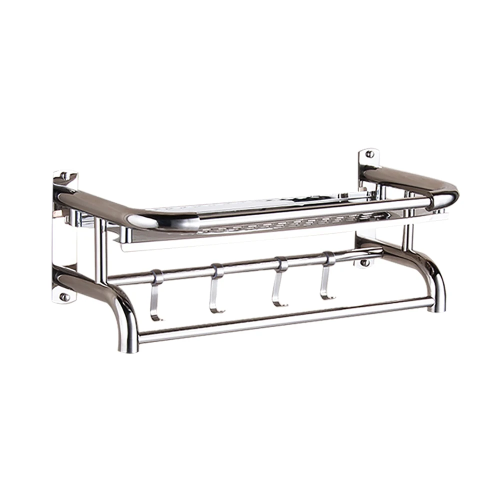 SUS 304 stainless steel bathroom shelf toilet rack wall hanging towel rack double layer three-tier rack bathroom accessories
SUS 304 stainless steel bathroom shelf toilet rack wall hanging towel rack double layer three-tier rack bathroom accessories