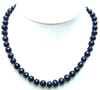 Qingmos Natural Pearl Necklace for Women with 8-9mm Black Freshwater Round Genuin Pink Pearl Chokers Necklace Women Jewelry 5840
Qingmos Natural Pearl Necklace for Women with 8-9mm Black Freshwater Round Genuin Pink Pearl Chokers Necklace Women Jewelry 5840