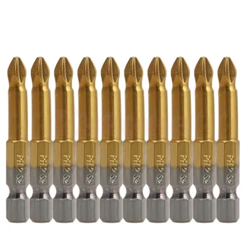 10x Anti Slip Electric Screwdriver Bits Single Side Magnetic Hex Shank PH2 50mm Nice Gifts
10x Anti Slip Electric Screwdriver Bits Single Side Magnetic Hex Shank PH2 50mm Nice Gifts