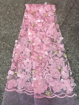 2018 NEW arrival lace fabric for wedding dress african french tulle net lace fabric with Sequins for dress A088-3
2018 NEW arrival lace fabric for wedding dress african french tulle net lace fabric with Sequins for dress A088-3