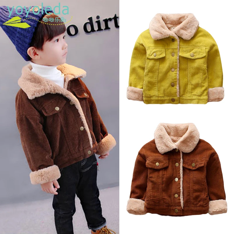 Baby Boys Winter Jacket Girls Fashion Warm Coat Cotton Jacket Thick Infant Fur Corduroy Jacket Coats Baby Clothing Child Outwear
Baby Boys Winter Jacket Girls Fashion Warm Coat Cotton Jacket Thick Infant Fur Corduroy Jacket Coats Baby Clothing Child Outwear
