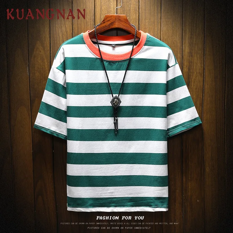 KUANGNAN Japan Style Striped T Shirt Men Harajuku Funny Tshirt Men T-Shirt Streetwear Men T Shirt Hip Hop 5XL Summer 2019 New
KUANGNAN Japan Style Striped T Shirt Men Harajuku Funny Tshirt Men T-Shirt Streetwear Men T Shirt Hip Hop 5XL Summer 2019 New