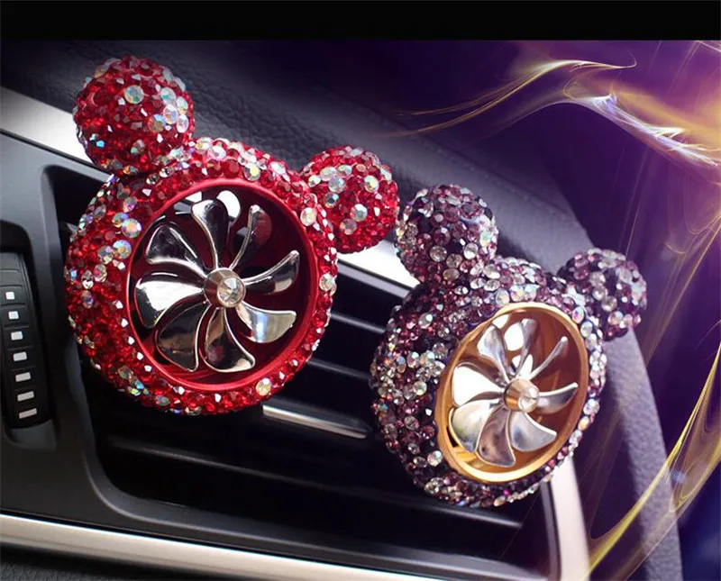 High quality Aromatherapy car air freshener car air outlet inlaid brick Mickey fragrance folder solid perfume lasting fresh
High quality Aromatherapy car air freshener car air outlet inlaid brick Mickey fragrance folder solid perfume lasting fresh