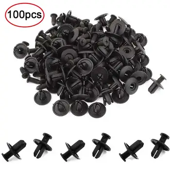 100pcs 8mm Car Styling Black Car Rivet Fastener Plastic Push Type Rivet Retainer Fastener Door Bumper Pin Clips for Toyota Honda
100pcs 8mm Car Styling Black Car Rivet Fastener Plastic Push Type Rivet Retainer Fastener Door Bumper Pin Clips for Toyota Honda
