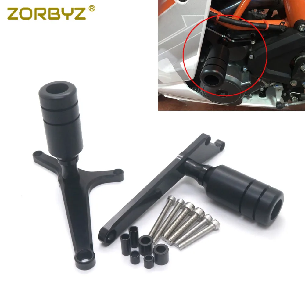 ZORBYZ 1 Set Motorcycle CNC Frame Slider Crash Protector Falling Protection Left Right For KTM RC390 14-17
ZORBYZ 1 Set Motorcycle CNC Frame Slider Crash Protector Falling Protection Left Right For KTM RC390 14-17