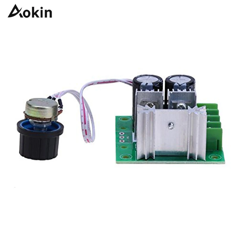 10A PWM DC Motor Speed Controller 400W High Torque Low Heat Radiation Frequency Controller with Knob-High Efficiency
10A PWM DC Motor Speed Controller 400W High Torque Low Heat Radiation Frequency Controller with Knob-High Efficiency