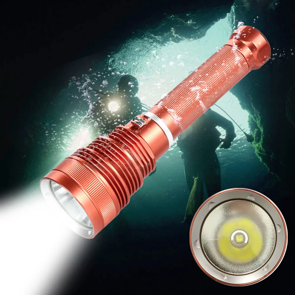 New 2018 High Quality Diving Flashlight L2 Underwater Torch Brightness Waterproof 100m Light Torch Drop Shipping
New 2018 High Quality Diving Flashlight L2 Underwater Torch Brightness Waterproof 100m Light Torch Drop Shipping