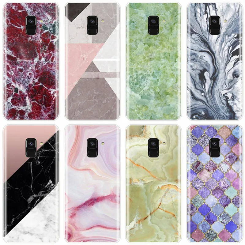 Granite Scrub Marble Stone image For Samsung Galaxy A5 A7 A8 2015 A3 2016 2017 A9 2018 Cover Phone Case | Мобильные телефоны и