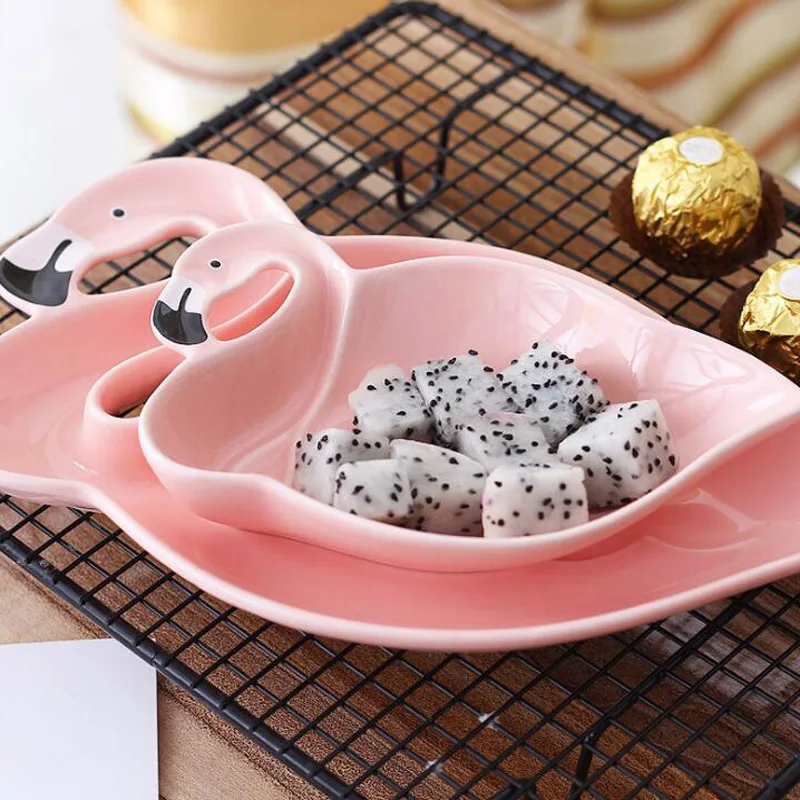 3D Flamingo Pink Ceramic Plate Sets Dishes Decoration Plates Snacks Fruit Dessert Food Dinner Plate DIY Birthday Wedding Party
3D Flamingo Pink Ceramic Plate Sets Dishes Decoration Plates Snacks Fruit Dessert Food Dinner Plate DIY Birthday Wedding Party