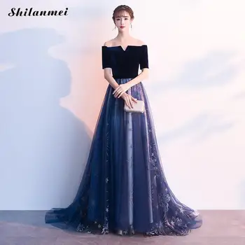 Vintage Bride Wedding Evening Party Dresses Women Sexy Off Shoulder Floral Ladies Mesh Floor Length Prom Formal Dress Sexy Gowns
Vintage Bride Wedding Evening Party Dresses Women Sexy Off Shoulder Floral Ladies Mesh Floor Length Prom Formal Dress Sexy Gowns