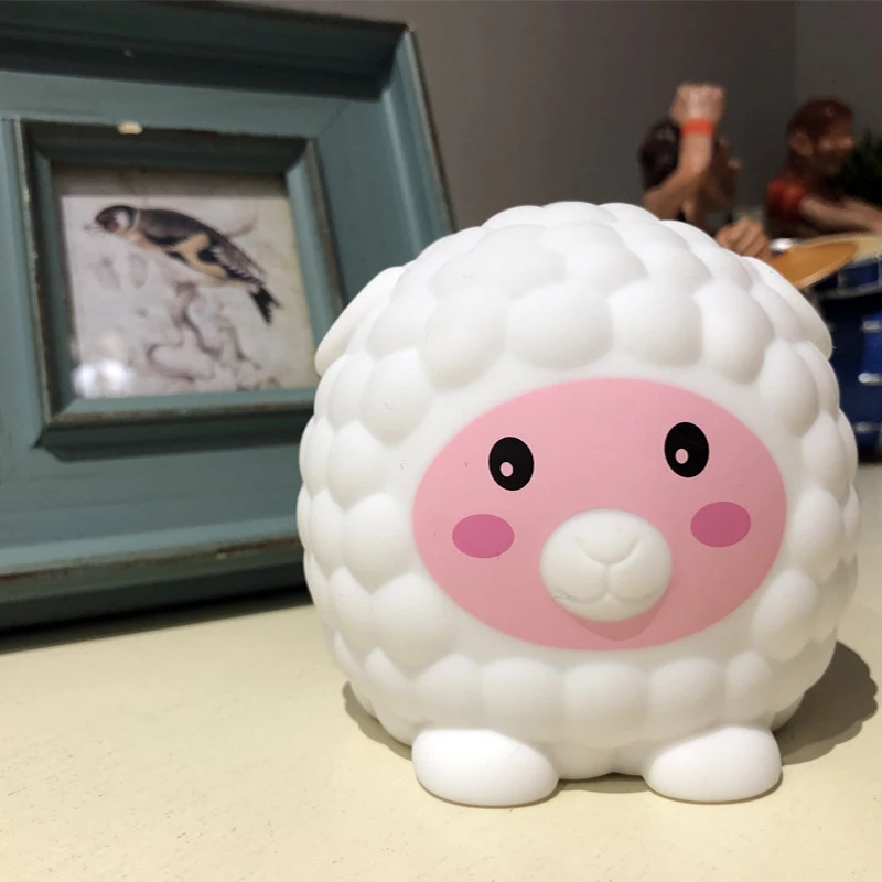 7 Colors Changed Cartoon Cute Sheep USB Charging Light Soft Table Lamp Home Decor for Kids Touch Control Night light
7 Colors Changed Cartoon Cute Sheep USB Charging Light Soft Table Lamp Home Decor for Kids Touch Control Night light