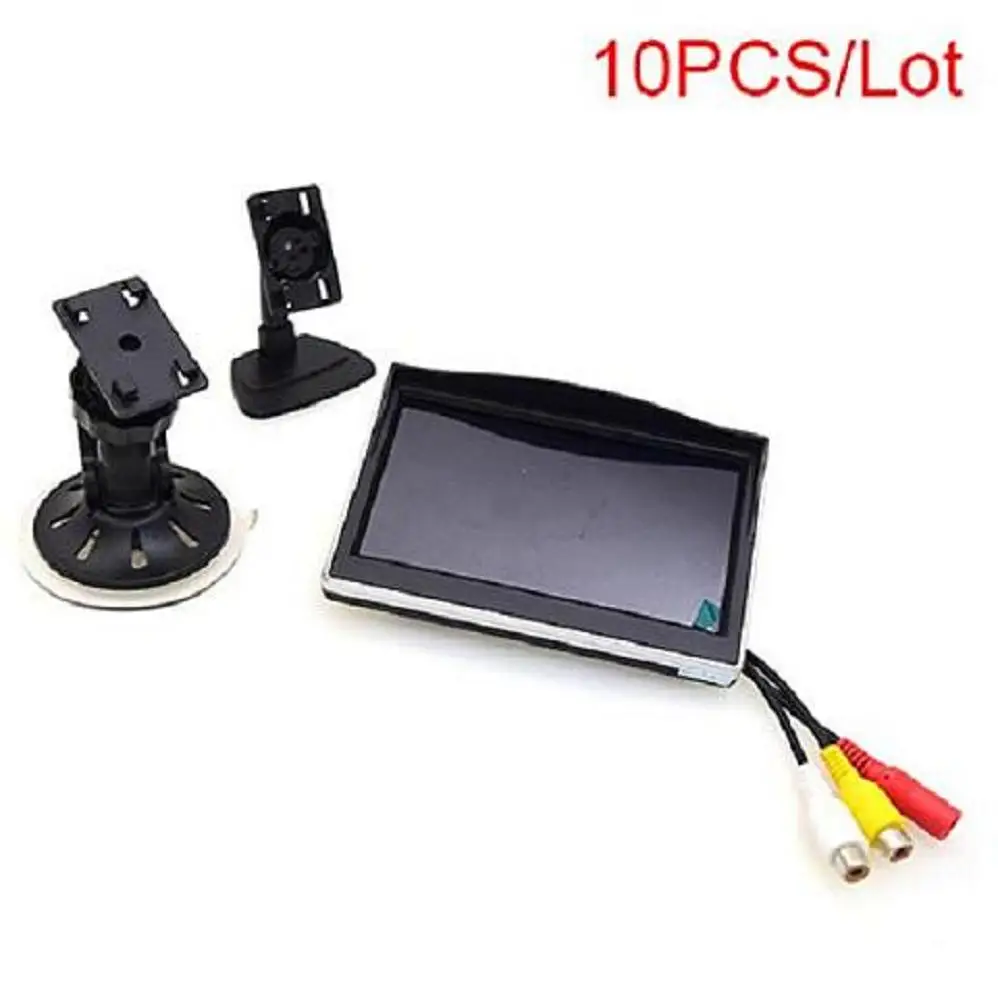 10 PCS 5" Car Monitor 12-24V Truck In-Car TFT LCD Screen Suction Cup & Dash Stand for Backup Camera DVD Media Player
10 PCS 5" Car Monitor 12-24V Truck In-Car TFT LCD Screen Suction Cup & Dash Stand for Backup Camera DVD Media Player