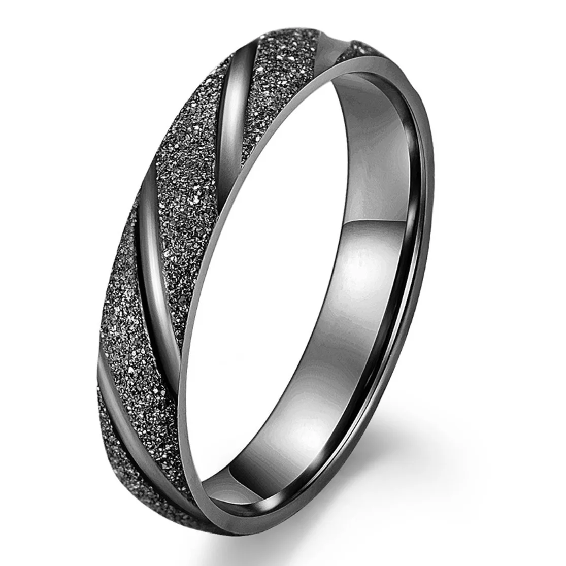 FntYcm For Women Luxury Exquisite Matte Rose Gold Silver Black Ring Pearl Sand Female Wedding Fashion Stainless Steel Rings 2019
FntYcm For Women Luxury Exquisite Matte Rose Gold Silver Black Ring Pearl Sand Female Wedding Fashion Stainless Steel Rings 2019
