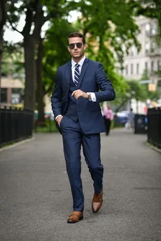 New Arrival 3 Pieces Wedding Suits for Men Groomsman Suits Slim Fit (Jacket+Pants+Vest) Groom Tuxedos Formal Occasion Suits
New Arrival 3 Pieces Wedding Suits for Men Groomsman Suits Slim Fit (Jacket+Pants+Vest) Groom Tuxedos Formal Occasion Suits