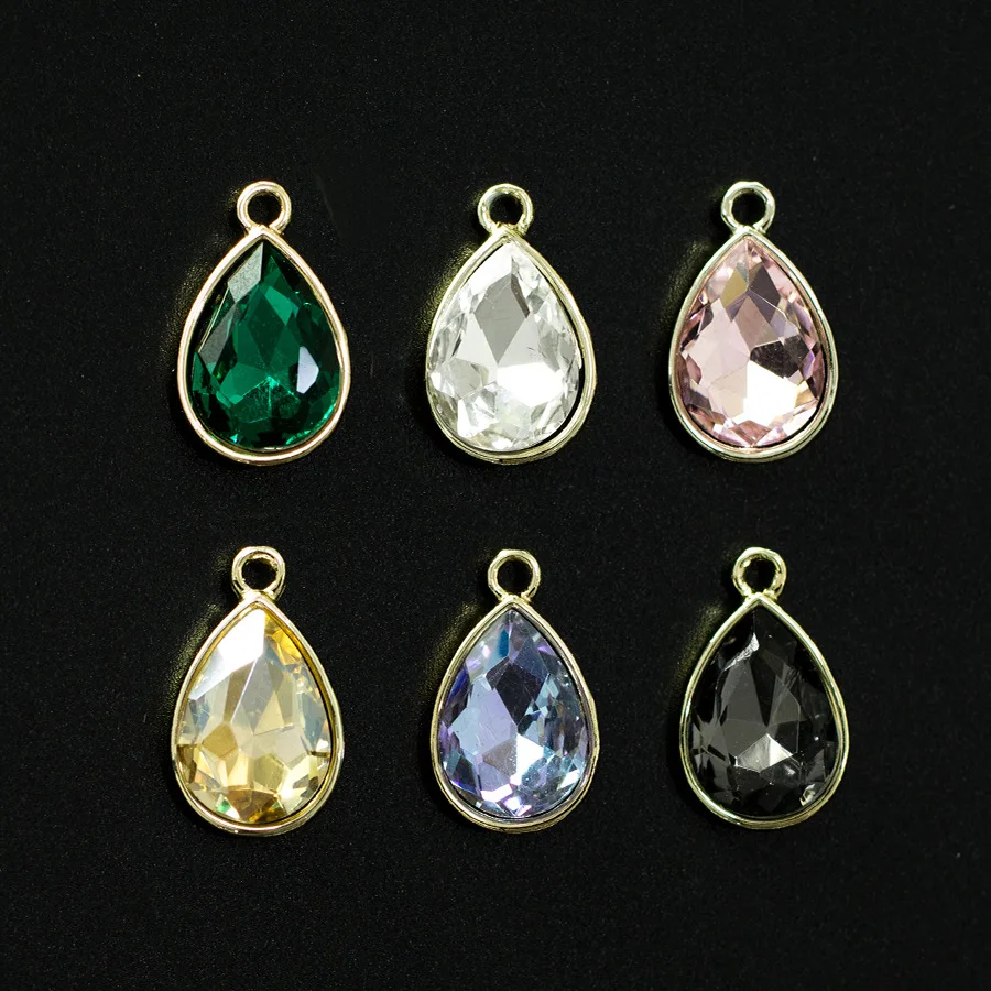 20pcs/lot Birthstone Crystal Charms Water Drop Birthday Stones for Handmade DIY Jewelry Making Gold Charms Wholesale
20pcs/lot Birthstone Crystal Charms Water Drop Birthday Stones for Handmade DIY Jewelry Making Gold Charms Wholesale