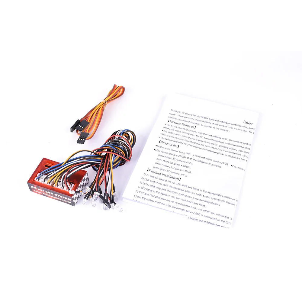 AUSTAR Ultra Bright LED Lamp Light Kit For 1//10 1//8 RC Car HSP Traxxas TAMIYA