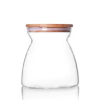 Kitchen Storage Glass Canister Bottle Glass Candy Jar Storage Container for Tea Cookie Nuts Cereal with Bamboo lid 23oz,37oz
Kitchen Storage Glass Canister Bottle Glass Candy Jar Storage Container for Tea Cookie Nuts Cereal with Bamboo lid 23oz,37oz