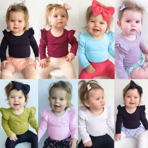 Newborn Toddler Baby Girls Clothes Summer Solid Color O-Neck Romper Cotton Long Sleeve Outfits Jumpsuit
Newborn Toddler Baby Girls Clothes Summer Solid Color O-Neck Romper Cotton Long Sleeve Outfits Jumpsuit
